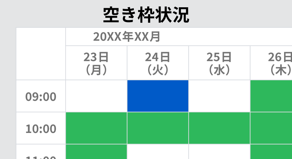 日程調整機能